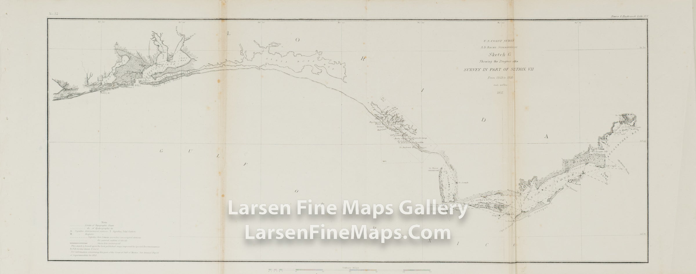 Sketch G Showing the Progress of the Survey in Part of Section VII Fro