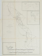 Sketch J No. 2 Showing the Progress of the Survey on the Western Coast of The United States Sections X & XI From 1850 to 1855 U.S. Coast Survey