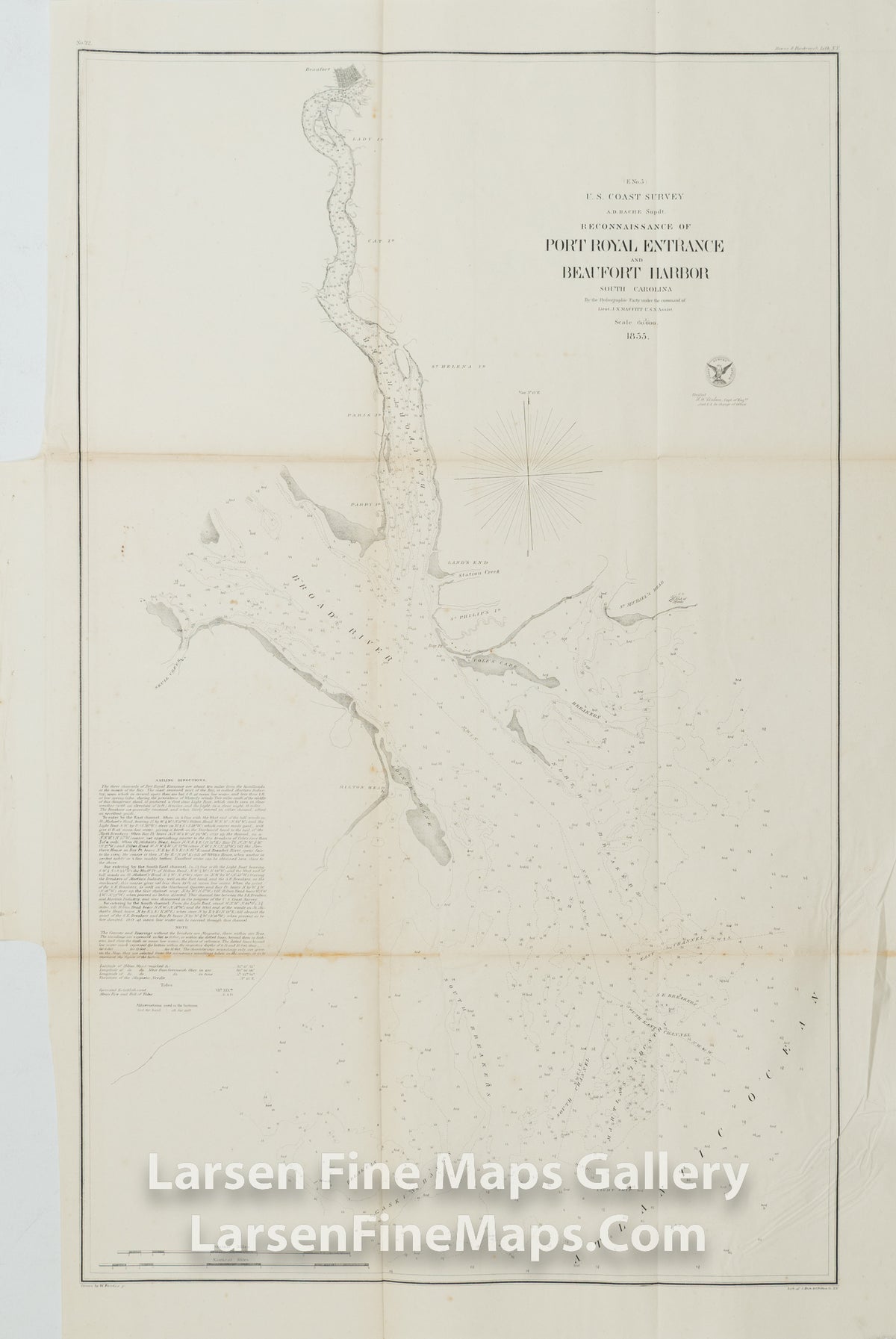 Reconnaissance of Port Royal Entrance and Beaufort Harbor, South Carolina U.S. Coast Survey