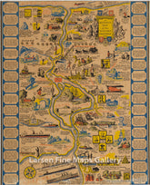 A Romance Map of the Niagra Frontier, Josephine Wilhelm Wickser, Mildred C. Green, The Whitney-Graham Company