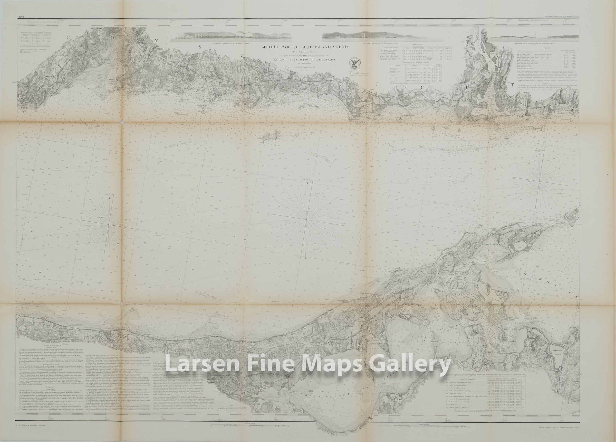 Middle Part of Long Island Sound U.S. Coast Survey