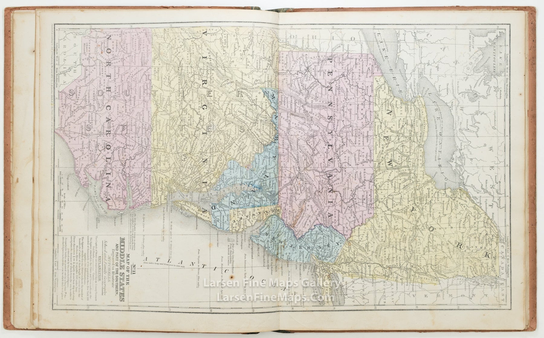 Mitchell's School Atlas: Comprising The Maps and Tables Designed to Accompany Mitchell's School and Family Geography. Cowperthwait, example-12