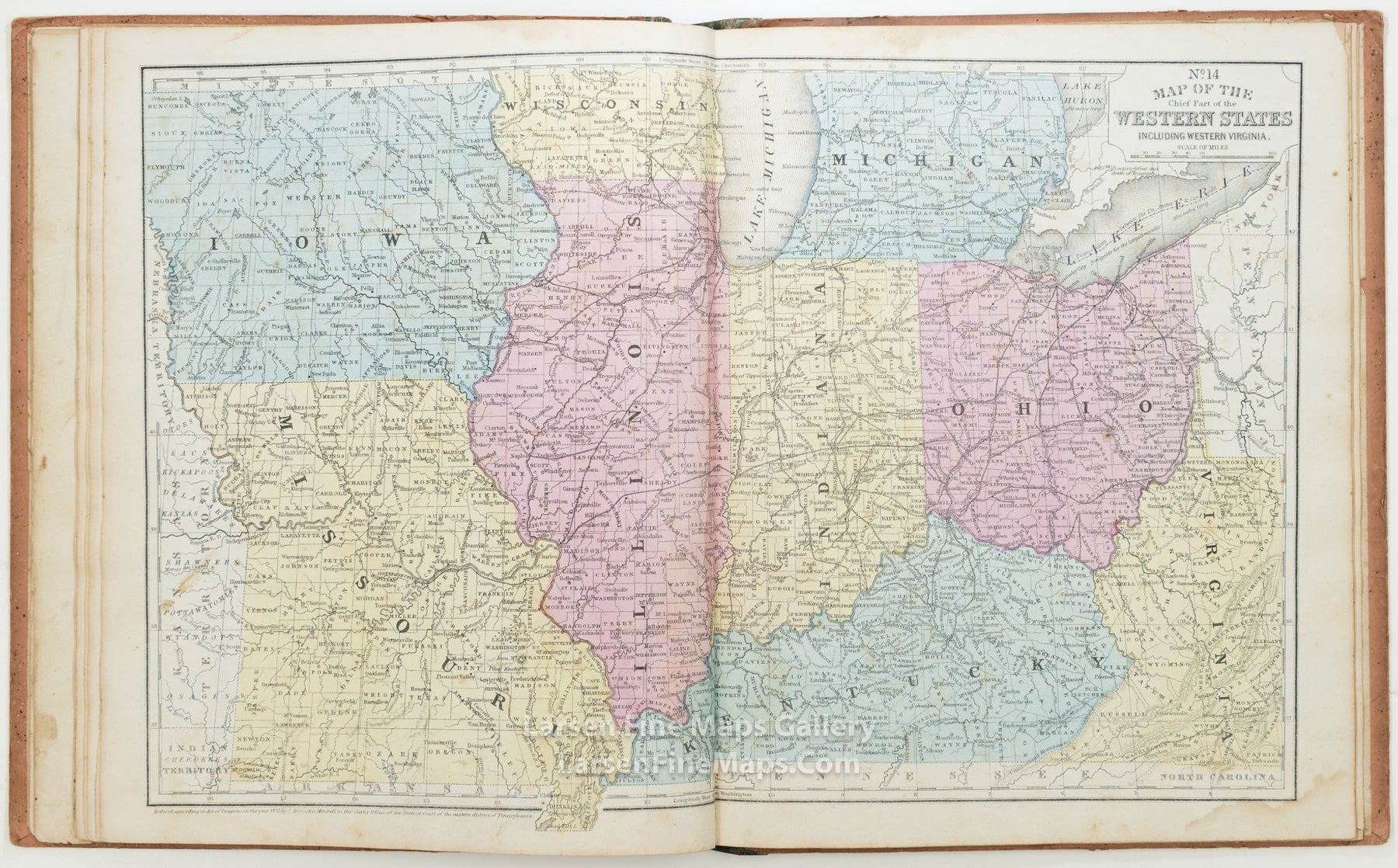 Mitchell's School Atlas: Comprising The Maps and Tables Designed to Accompany Mitchell's School and Family Geography. Cowperthwait, example-13