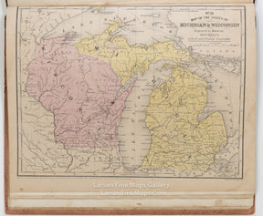 Mitchell's School Atlas: Comprising The Maps and Tables Designed to Accompany Mitchell's School and Family Geography. Cowperthwait, example-14