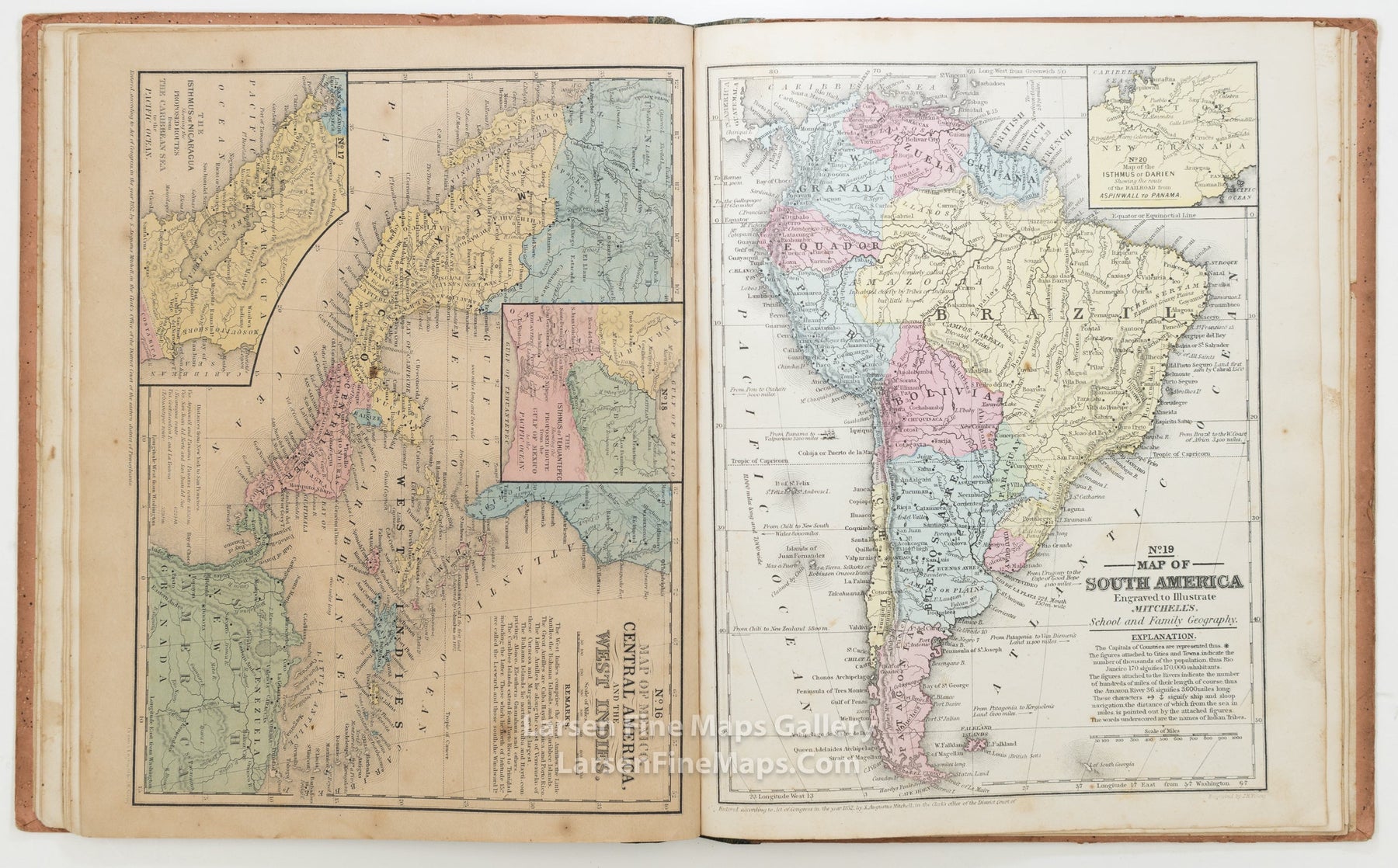 Mitchell's School Atlas: Comprising The Maps and Tables Designed to Accompany Mitchell's School and Family Geography. Cowperthwait, example-15