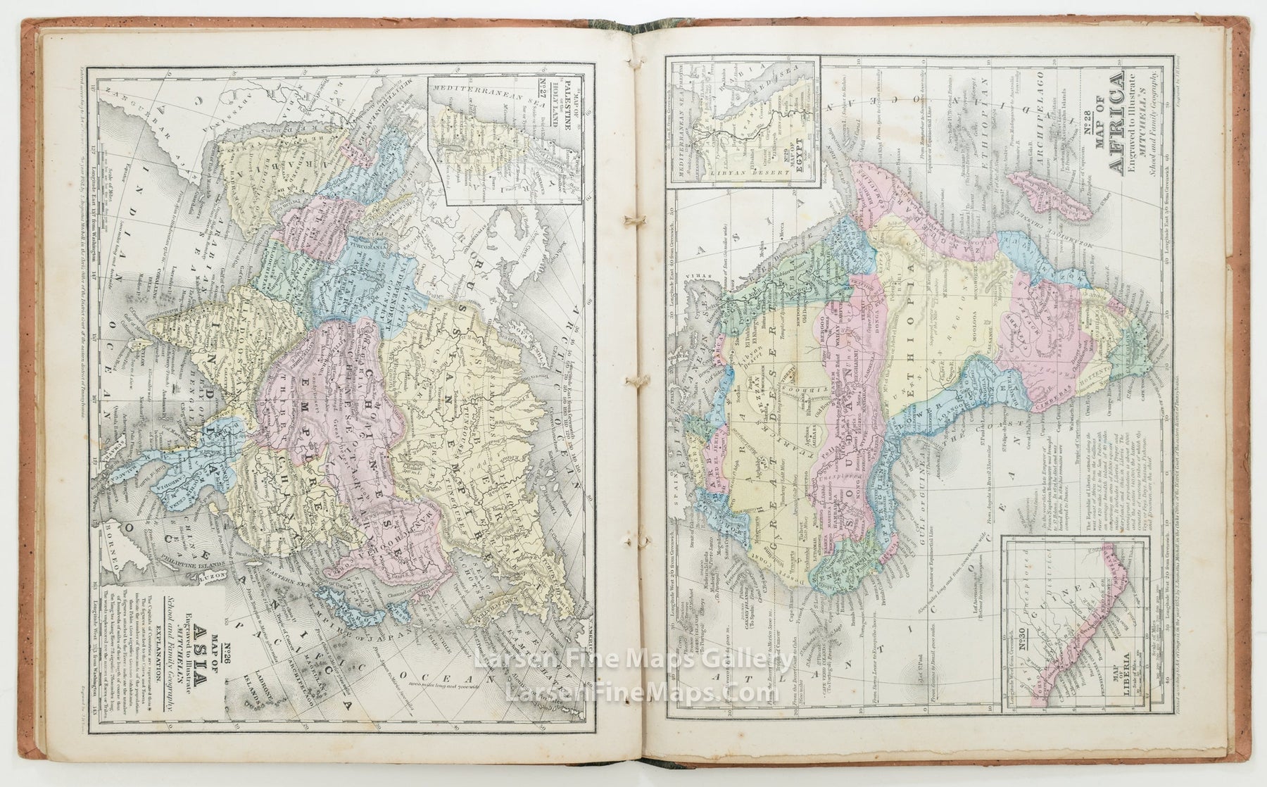 Mitchell's School Atlas: Comprising The Maps and Tables Designed to Accompany Mitchell's School and Family Geography. Cowperthwait, example-18