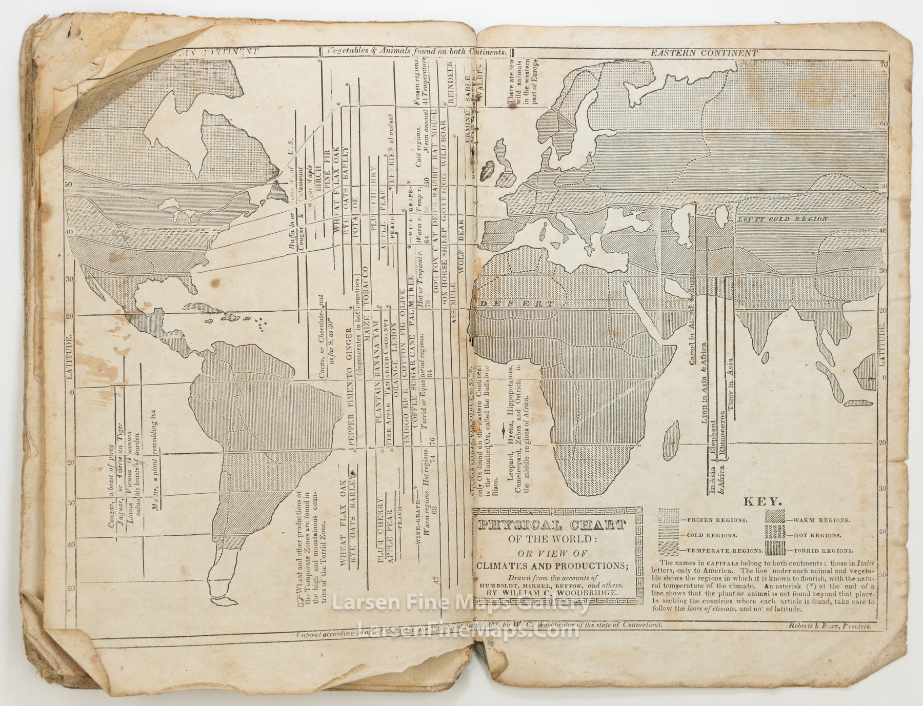 School Atlas to Accompany Woodbridge's Rudiments of Geography, Oliver D. Cooke and Sons, Hardford, example-10