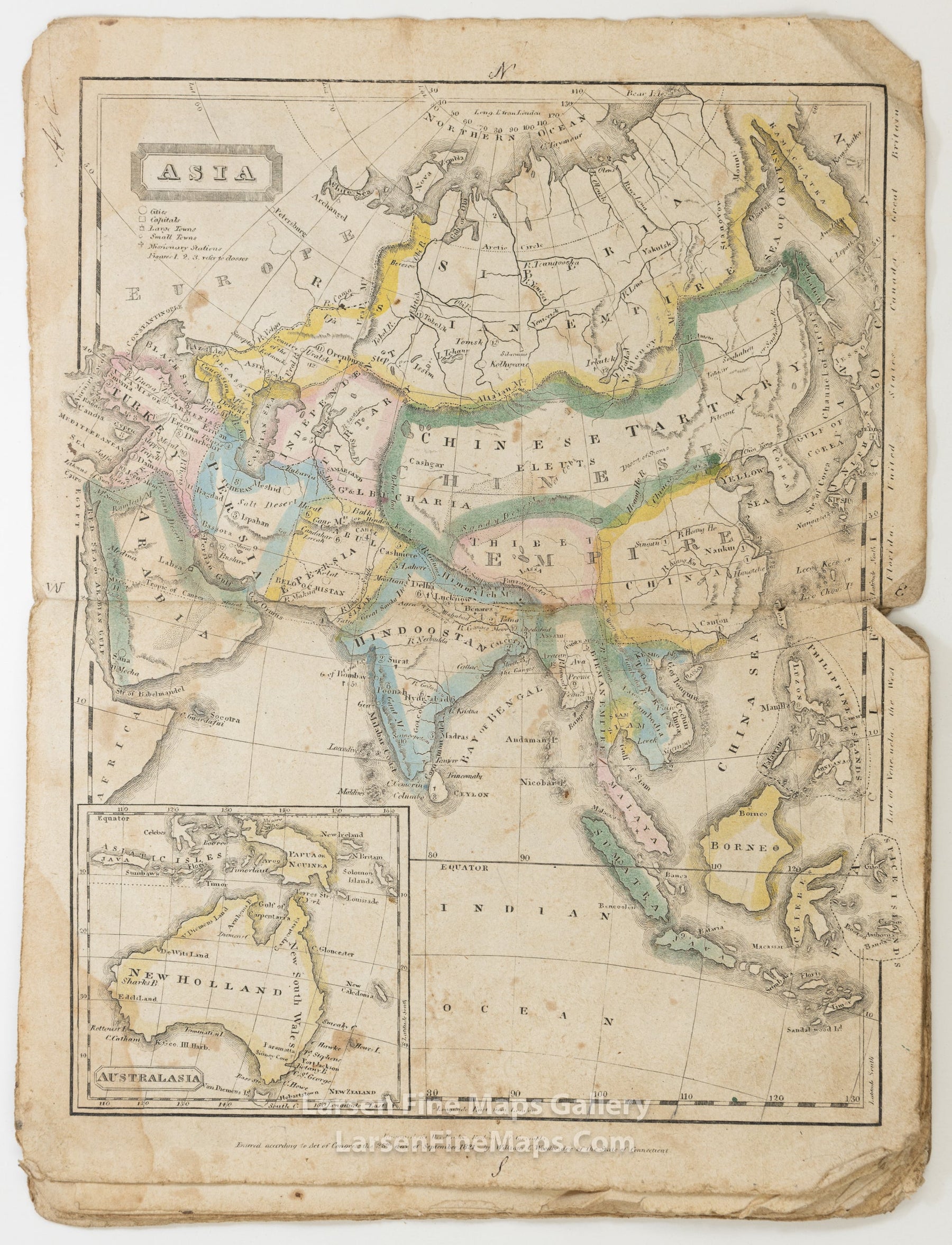 School Atlas to Accompany Woodbridge's Rudiments of Geography, Oliver D. Cooke and Sons, Hardford, example-8