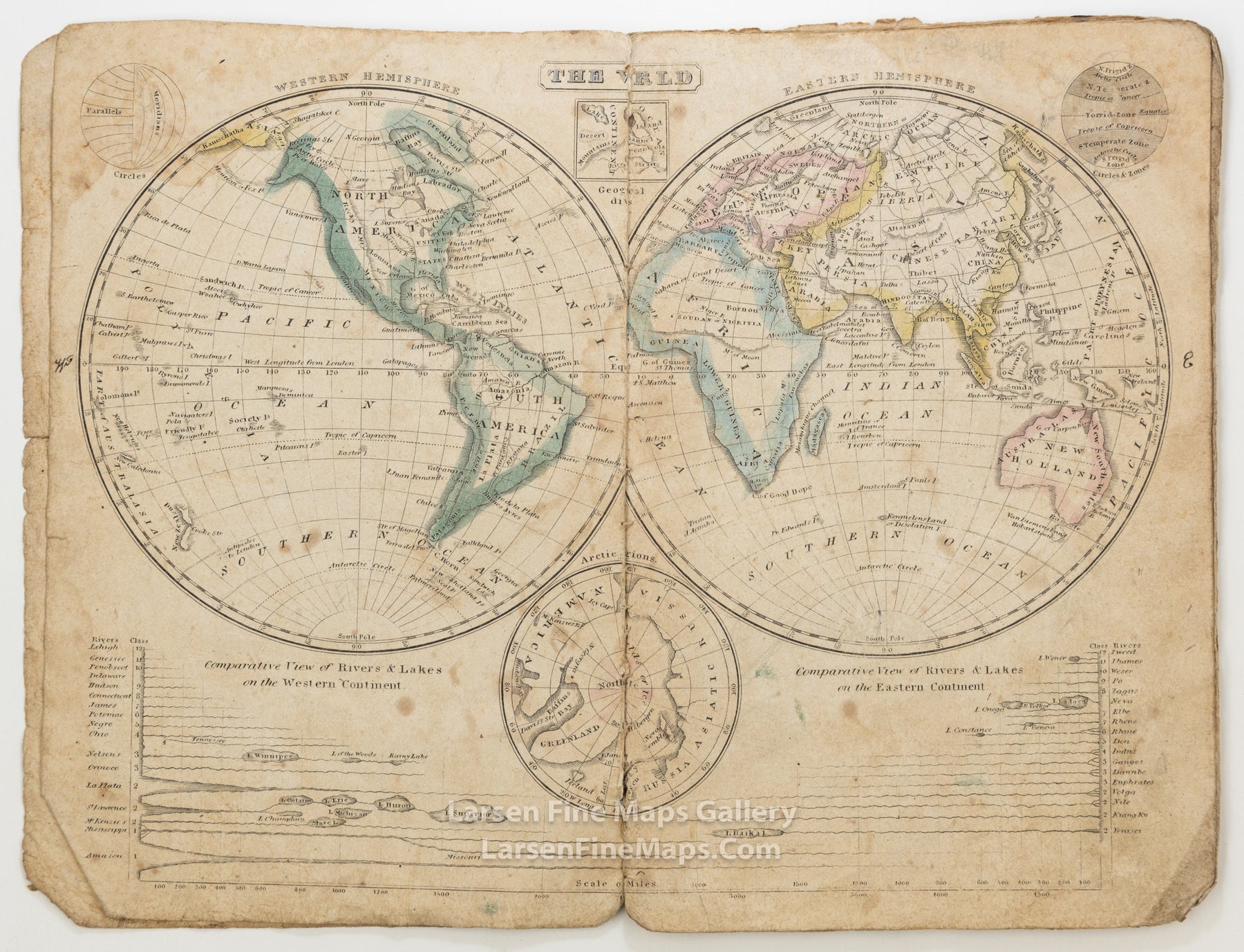 School Atlas to Accompany Woodbridge's Rudiments of Geography, Oliver D. Cooke and Sons, Hardford, example-1