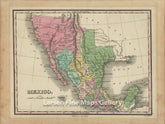 Mexico, Anthony Finley, Engraved by Young and Delleker. A New General Atlas.