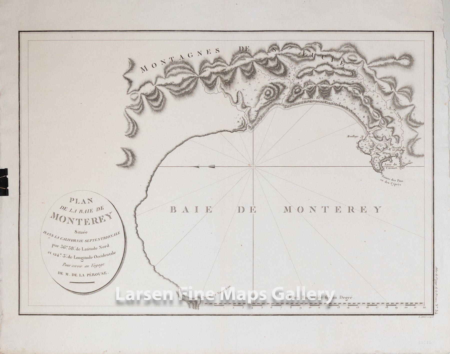 Plan de la Baie de Monterey, La Perouse