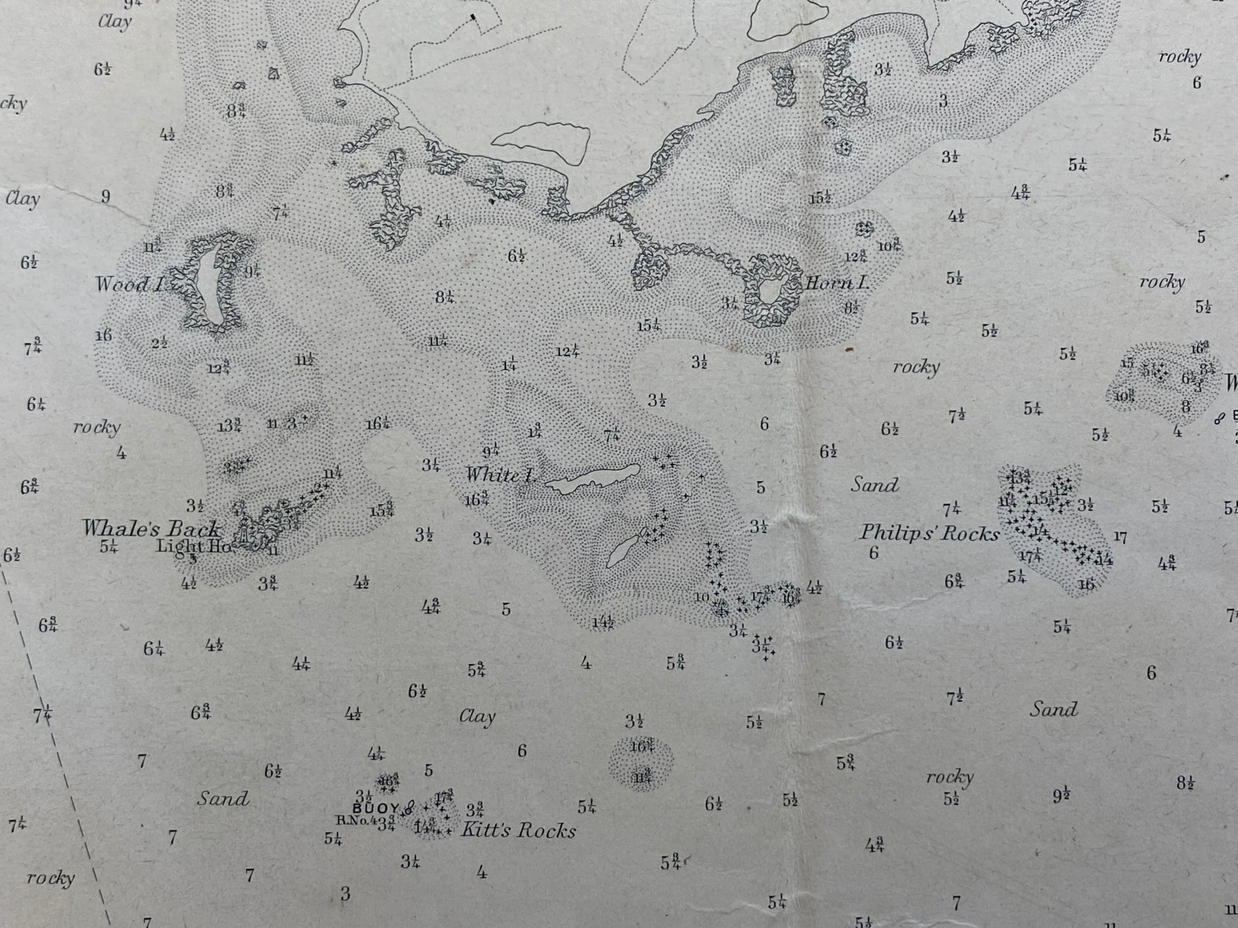 Preliminary Chart of Portsmouth Harbor New Hampshire, U.S. Coast Survey, Example-4