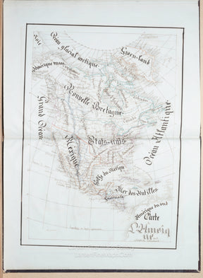 Adolphine Trinchant 1844 World Atlas