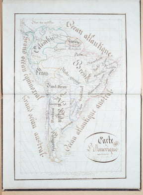 Adolphine Trinchant 1844 World Atlas