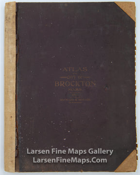 Atlas of The City of Brockton Massachusetts, Hayward & Howard, Details Ten