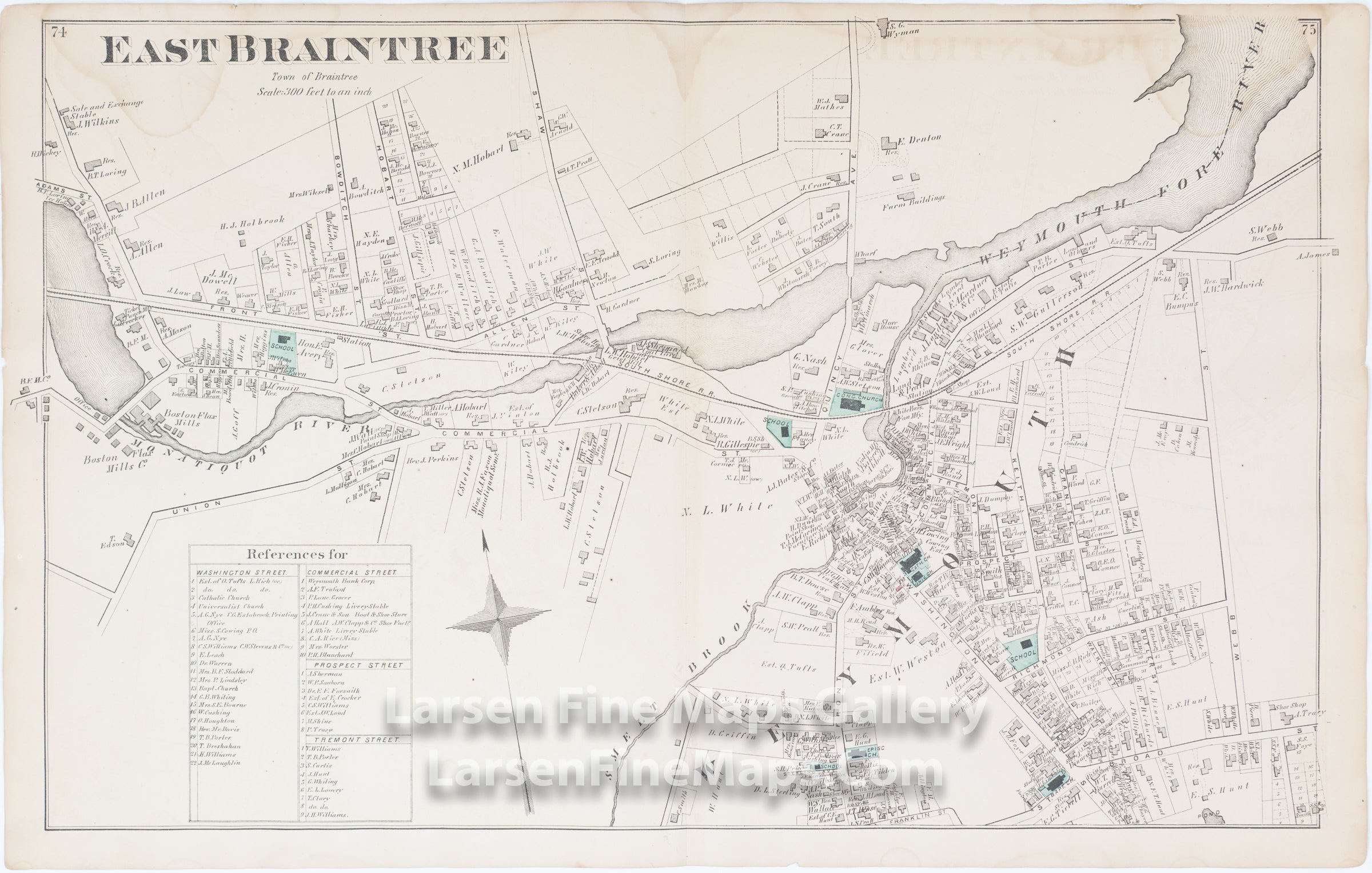East Braintree, Comstock Cline,  Edward Busch