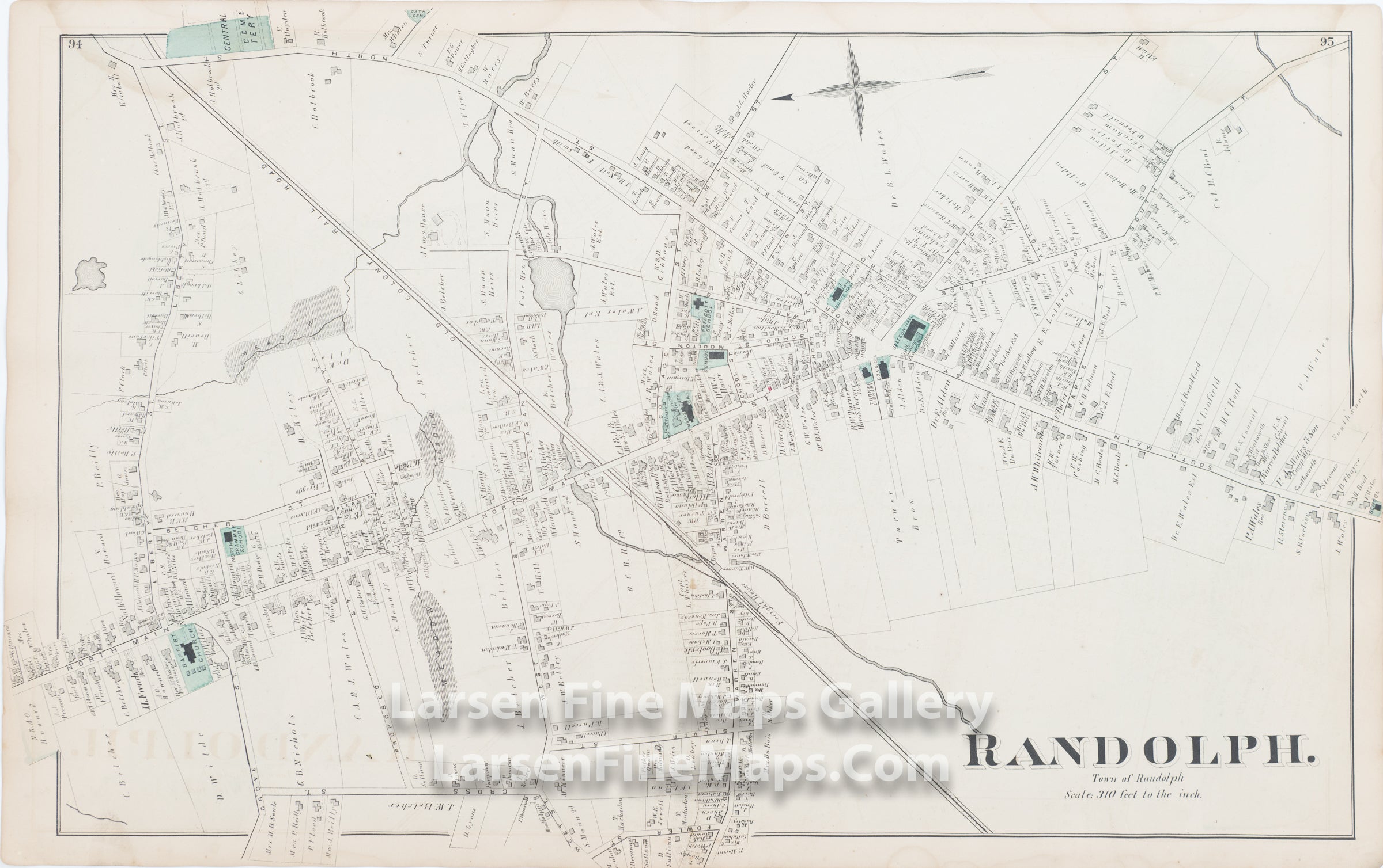 Randolph, Town of Randolph, Braintree, West Corners, Comstock Cline,  Edward Busch