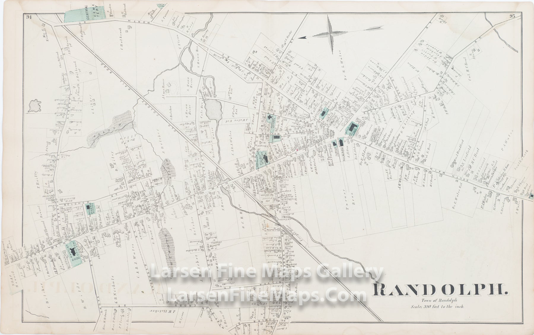Randolph, Town of Randolph, Braintree, West Corners