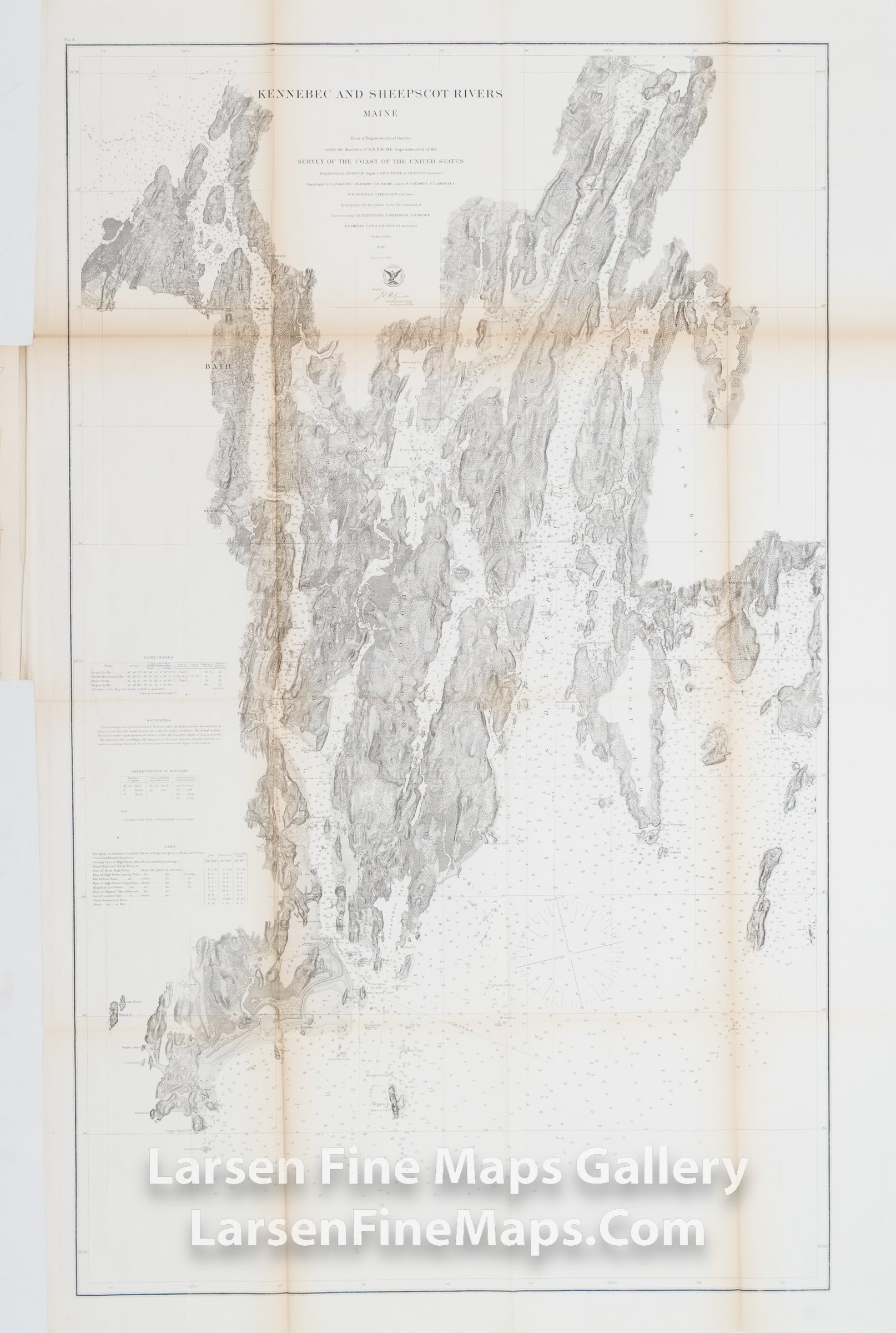 Kennebec and Sheepscot Rivers, Maine U.S. Coast Survey