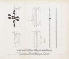 Geodesic Leveling Instrument, The Davidson Meridian Instrument, Target and Leveling Rod for Geodesic Leveling Instrument, U.S. Coast and Geodetic Survey, Report of 1879