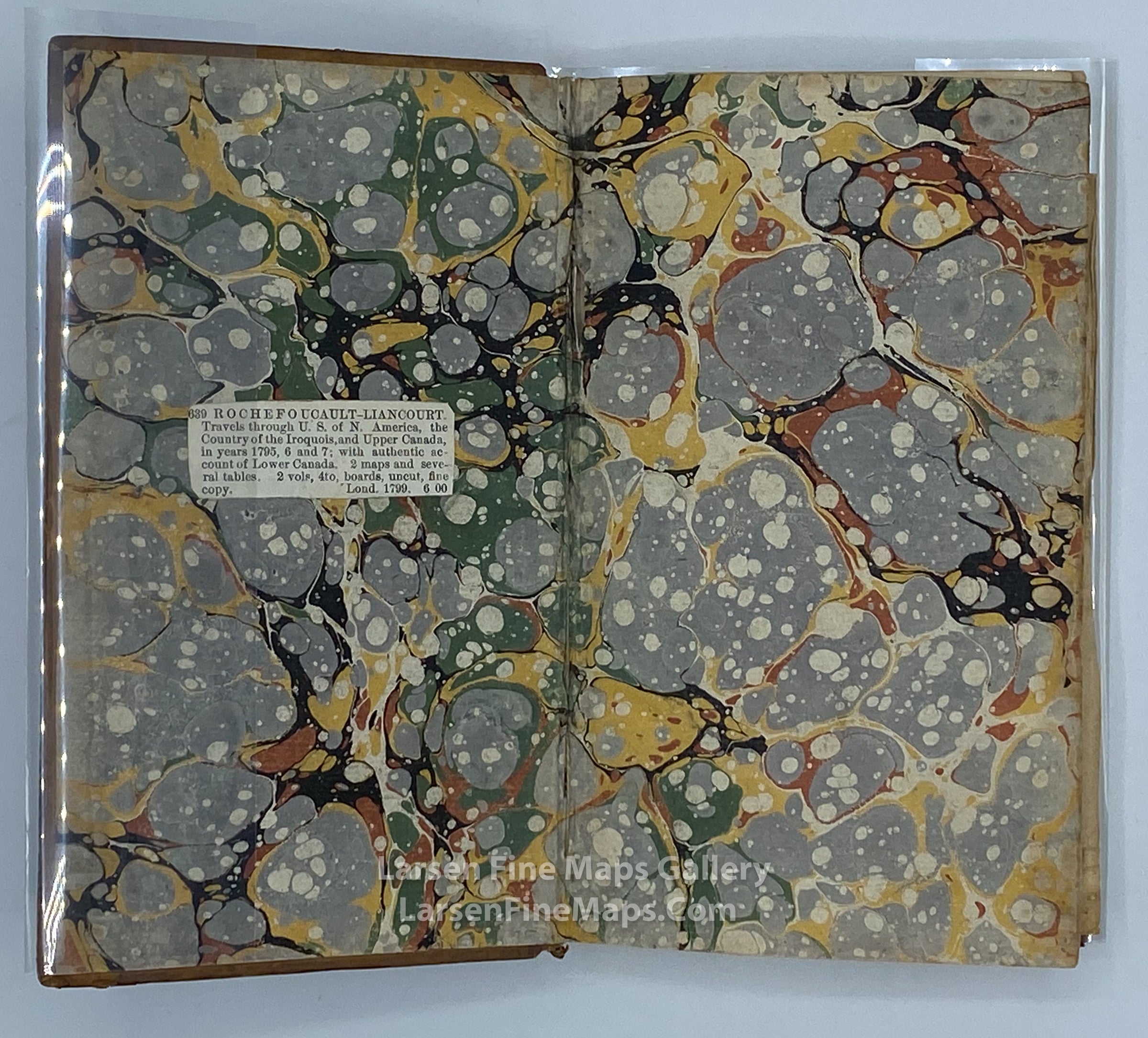 Voyage dans les États-Unis d'Amerique, Eight Volumes with Maps, La Rochefoucauld-Liancourt, example-9