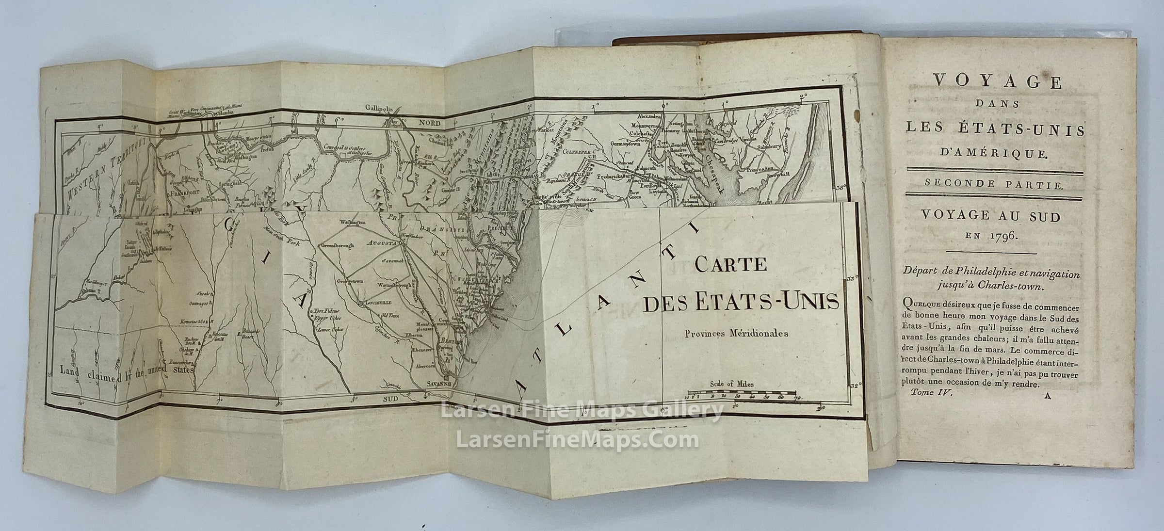 Voyage dans les États-Unis d'Amerique, Eight Volumes with Maps, La Rochefoucauld-Liancourt, example-6