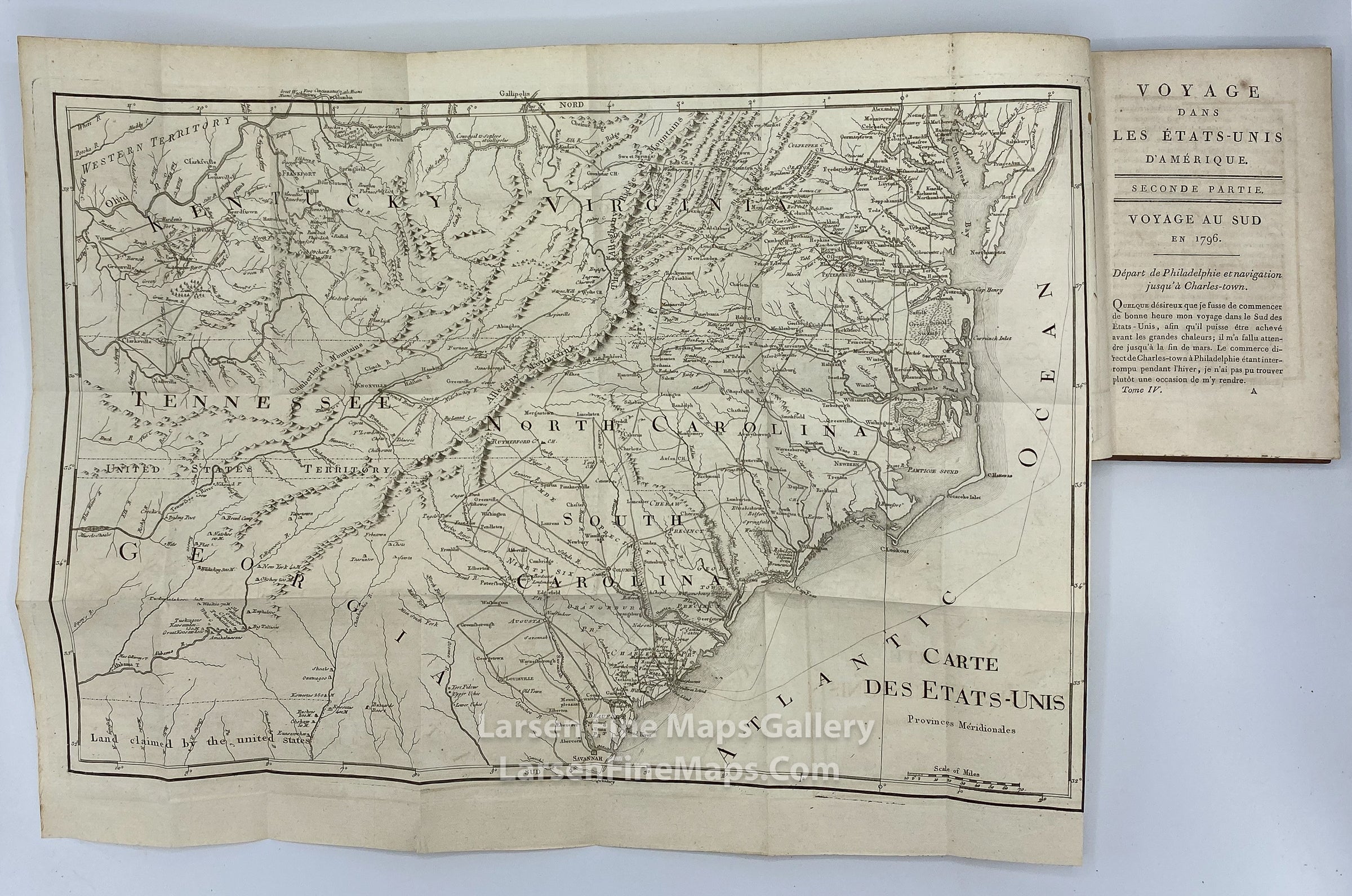 Voyage dans les États-Unis d'Amerique, Eight Volumes with Maps, La Rochefoucauld-Liancourt, example-5
