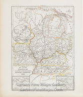Die Staaten von Missouri, Illinois, Indiana, Ohio, Kentucky & Tennessee 1850, United States of North America