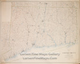 LARGE Map of Connecticut Prepared by The U.S. Geological Survey in Co-Operation With The State of Connecticut