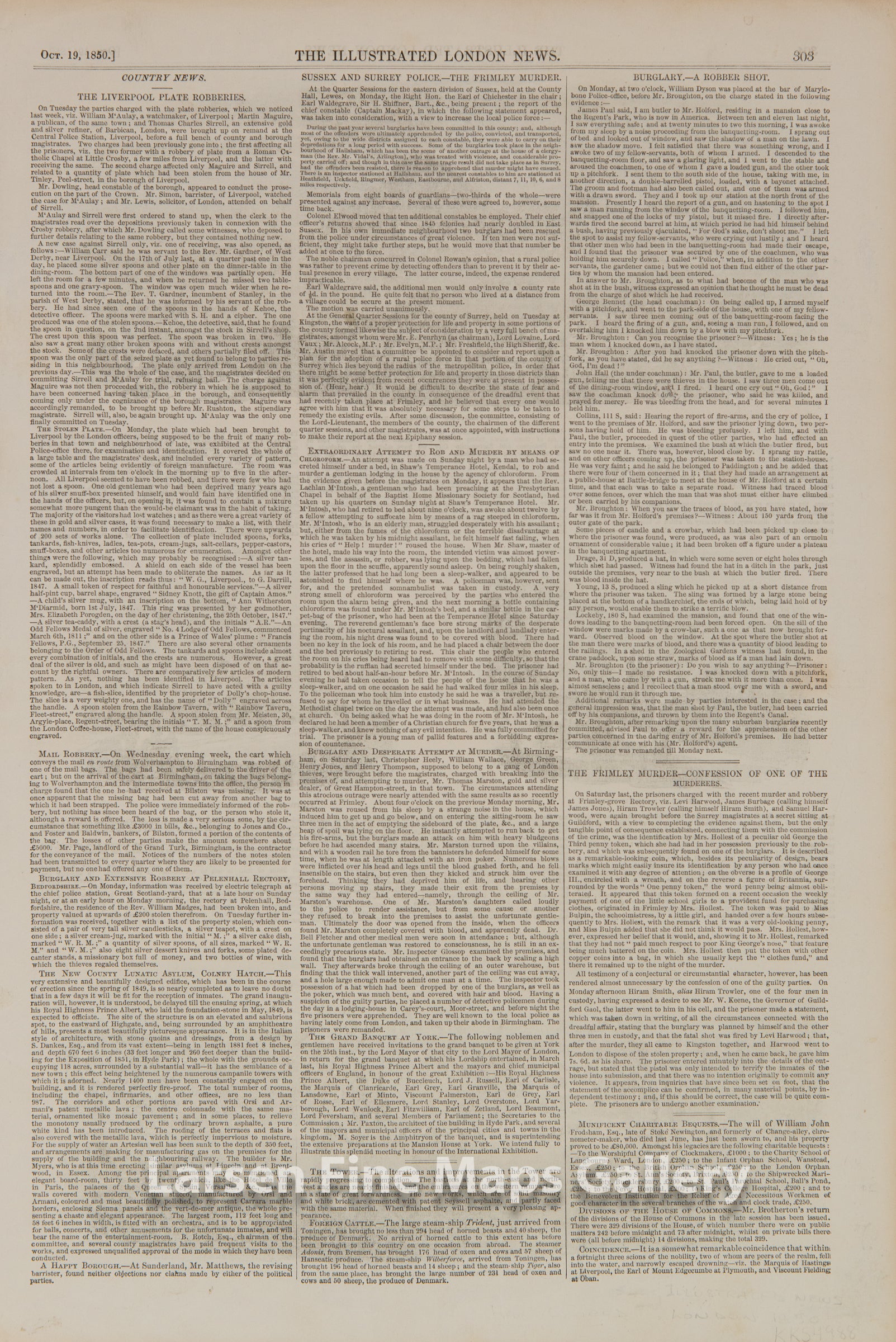California, San Francisco and Sacramento, The Illustrated London News, details