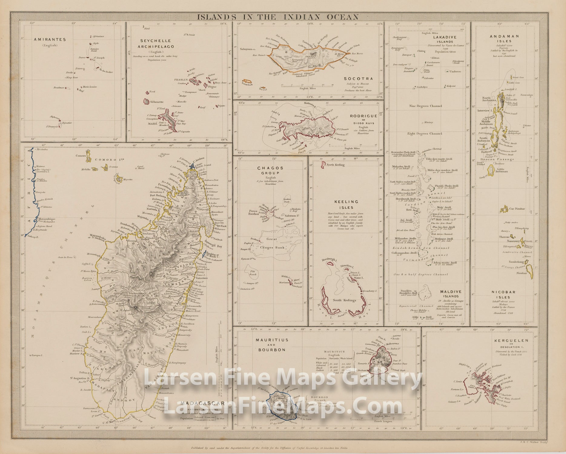 Islands in The Indian Ocean, The Society for the Diffusion of Useful Knowledge (SDUK)