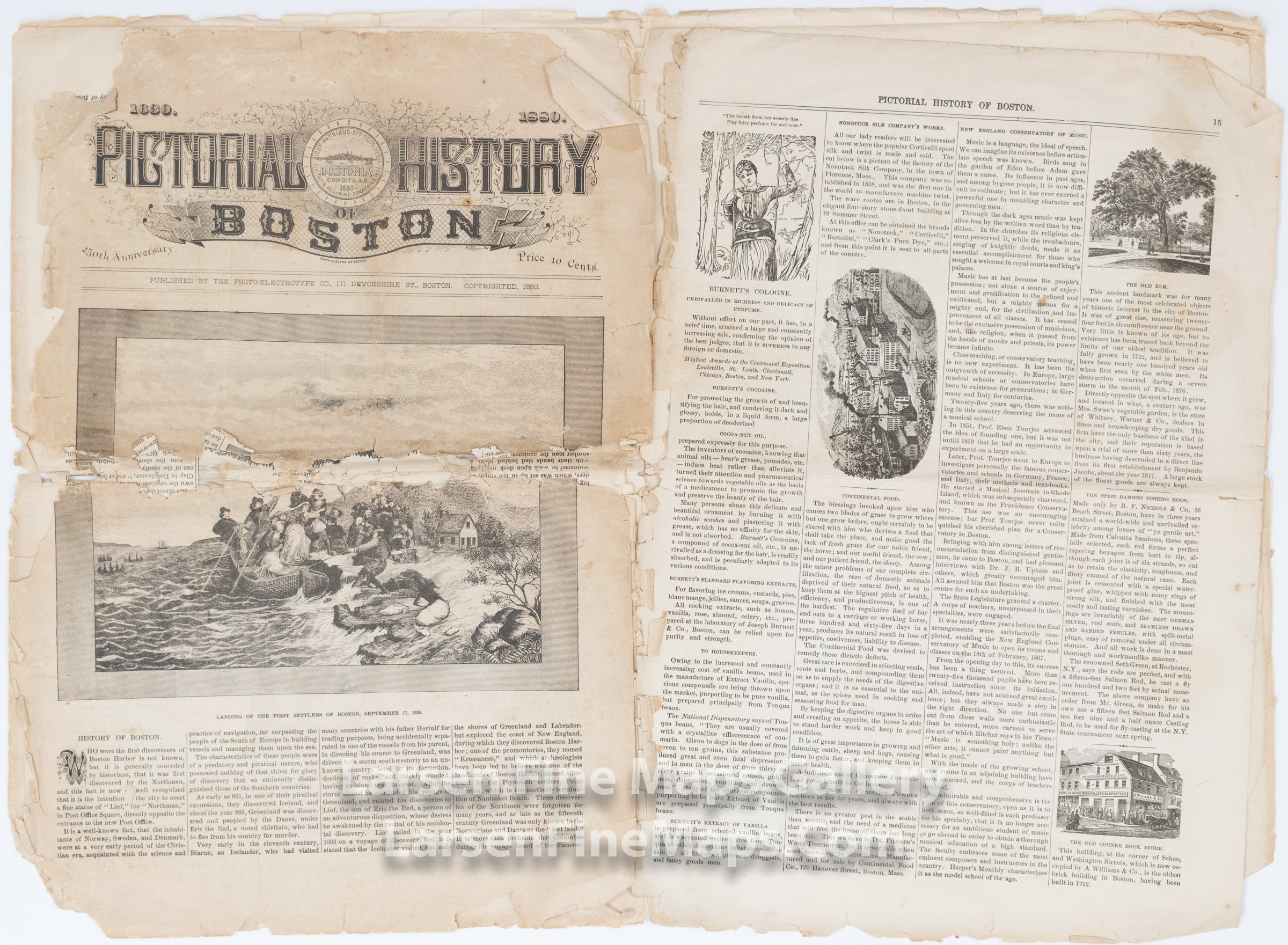 Pictorial History of Boston, Harpers, details