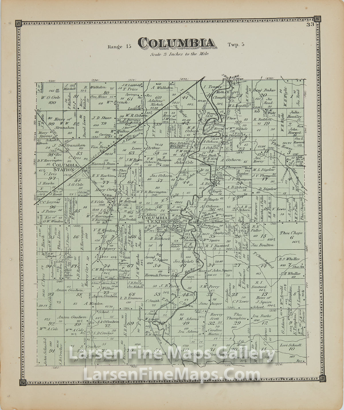 Columbia Township, Lorain County, OhioTitus, Simmons & Titus, PhiladelphiaD.J. Lake, C.E.