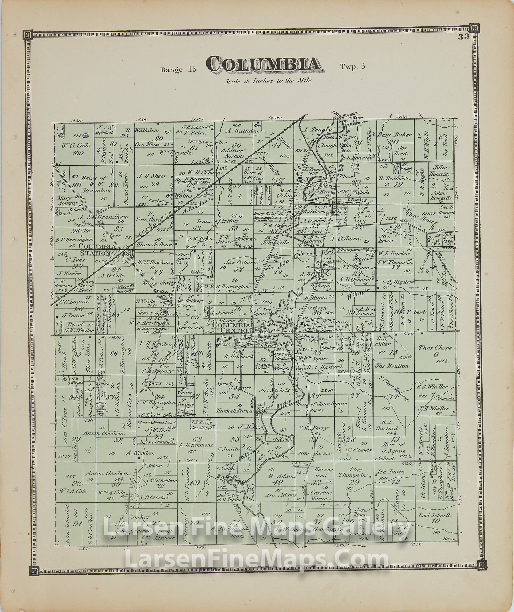 Columbia Township, Lorain County, OhioTitus, Simmons & Titus, PhiladelphiaD.J. Lake, C.E.