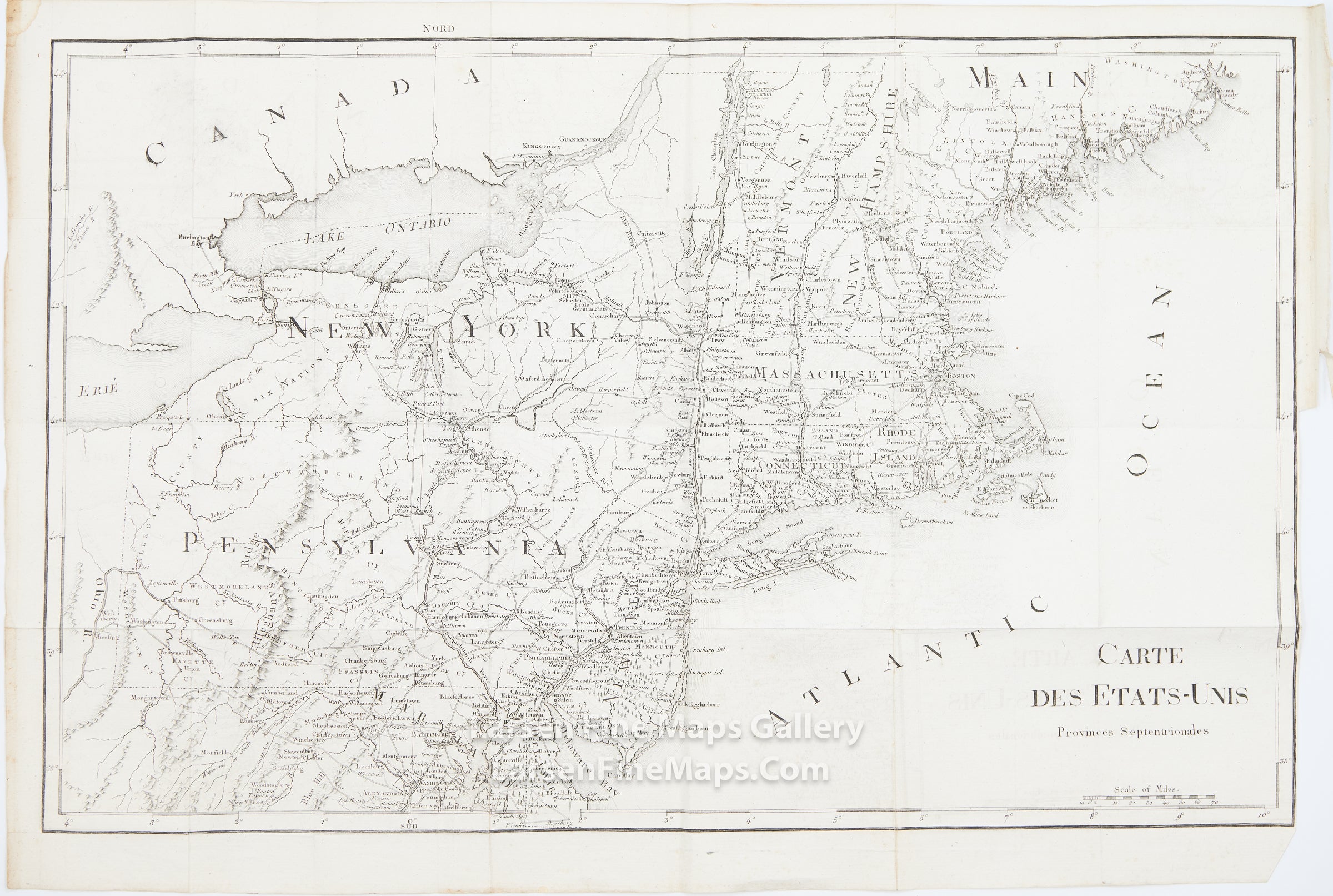 Voyage dans les États-Unis d'Amerique, Eight Volumes with Maps, La Rochefoucauld-Liancourt