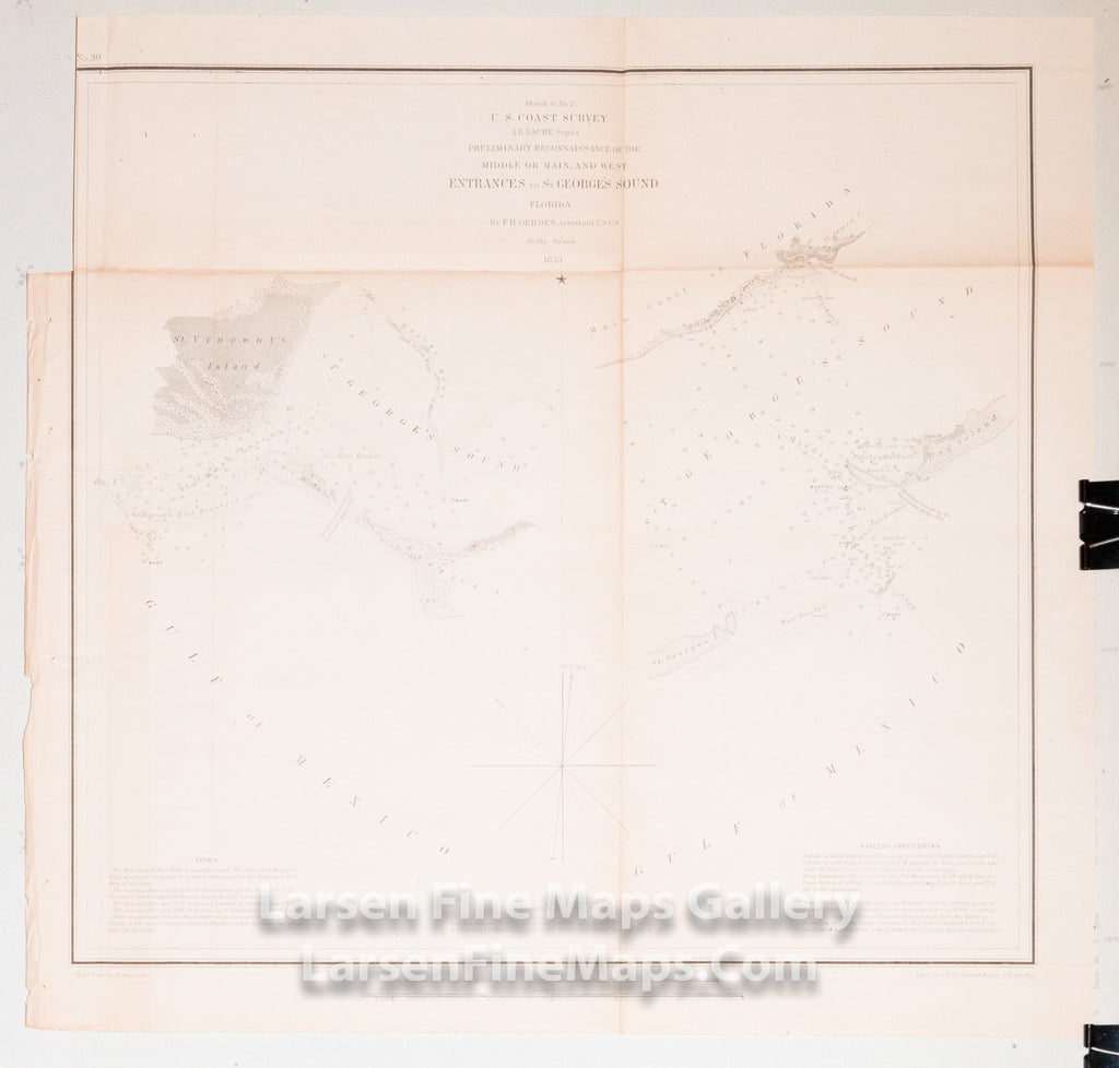 Preliminary Reconnaissance of the Middle or Main, and West Entrances t