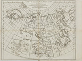 Carte des Parties Nord et Est de l'Asie qui Comprend les C™tes de la Russie Asiatique le Kamschatka