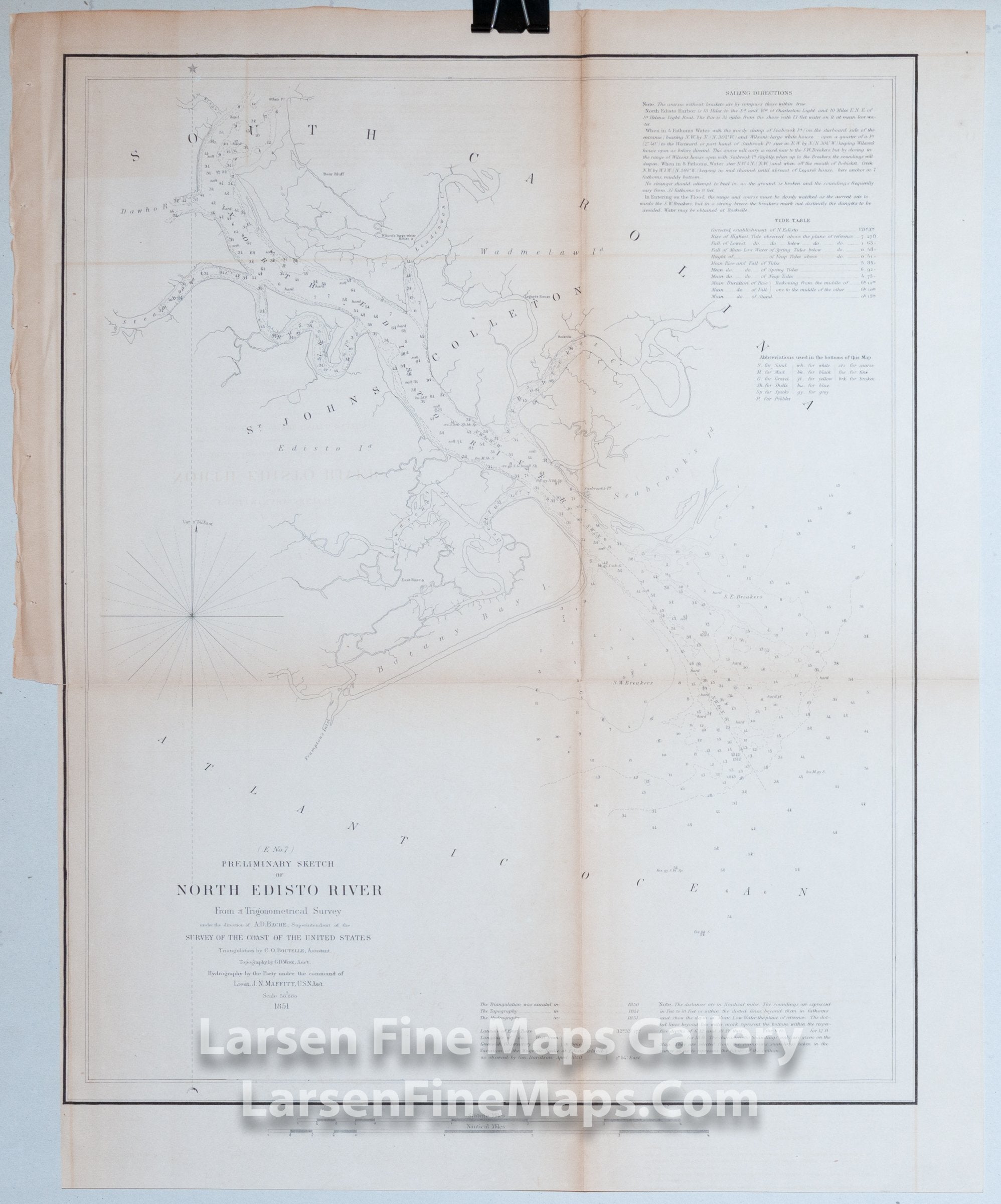 Preliminary Sketch of North Edisto River