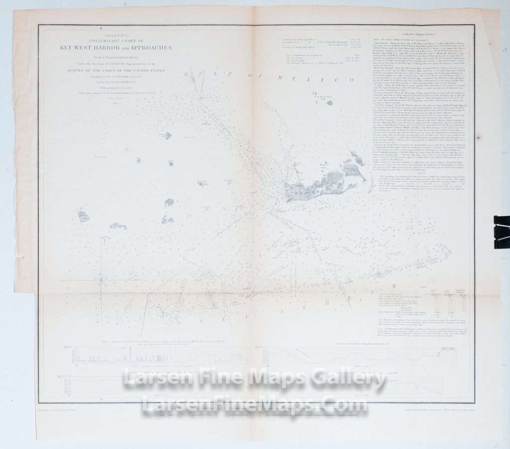 Preliminary chart of Key West Harbor and Approaches