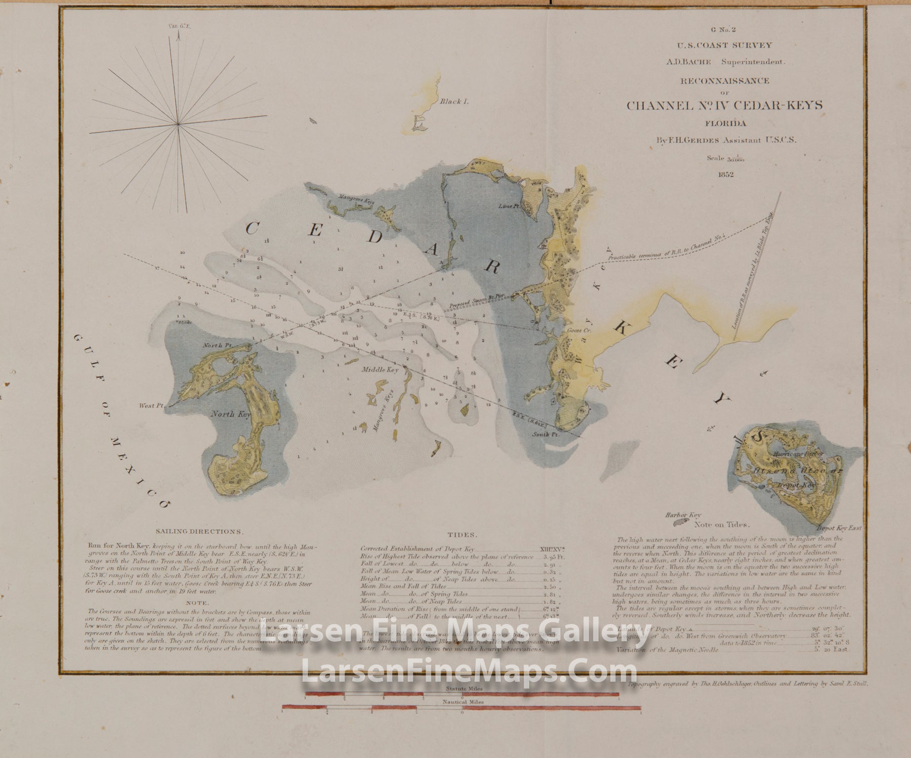 Reconnaissance of Channel No. IV Cedar Keys Florida