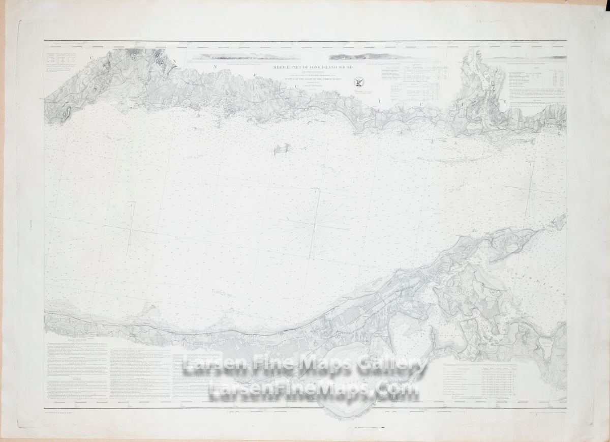 Middle Part of Long Island Sound, U.S. Coast Survey