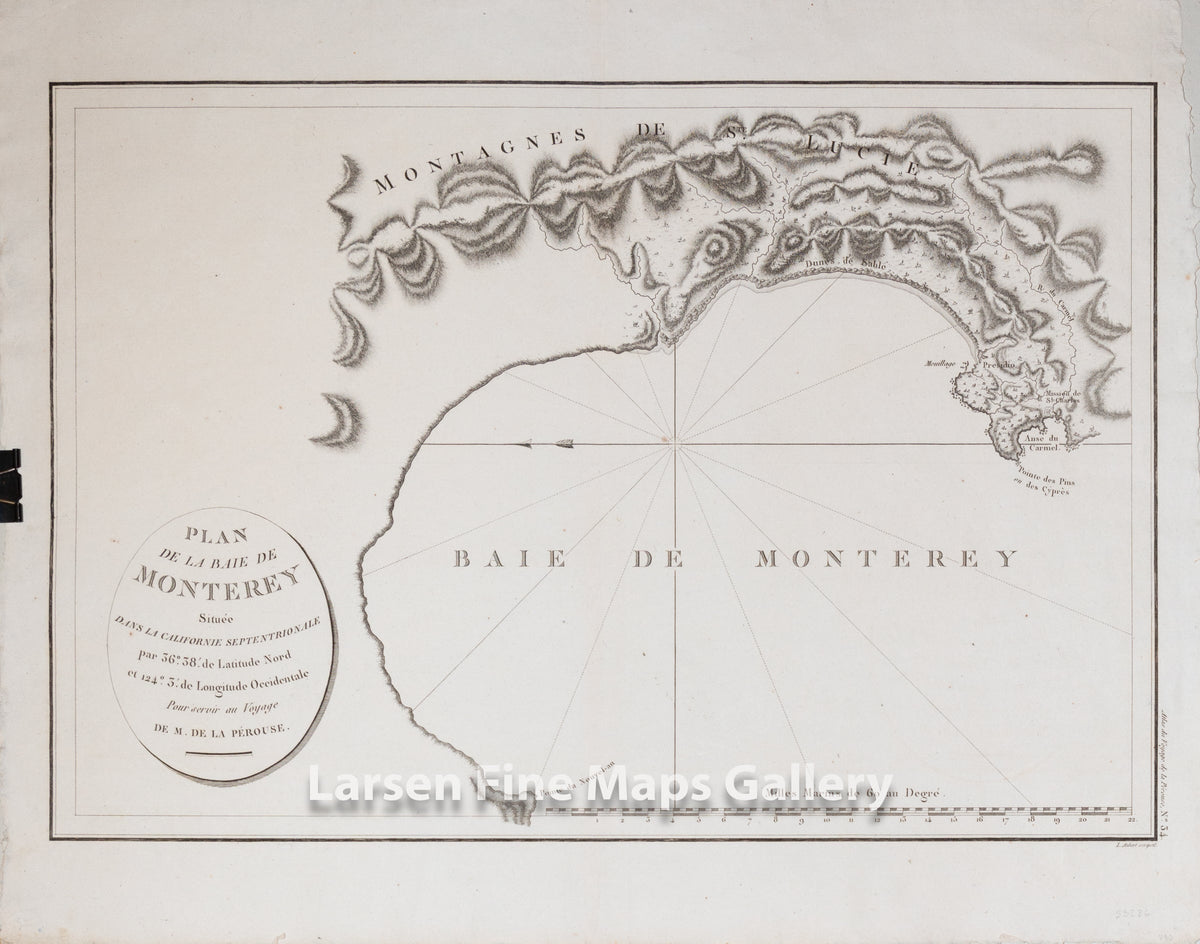 Plan de la Baie de Monterey
