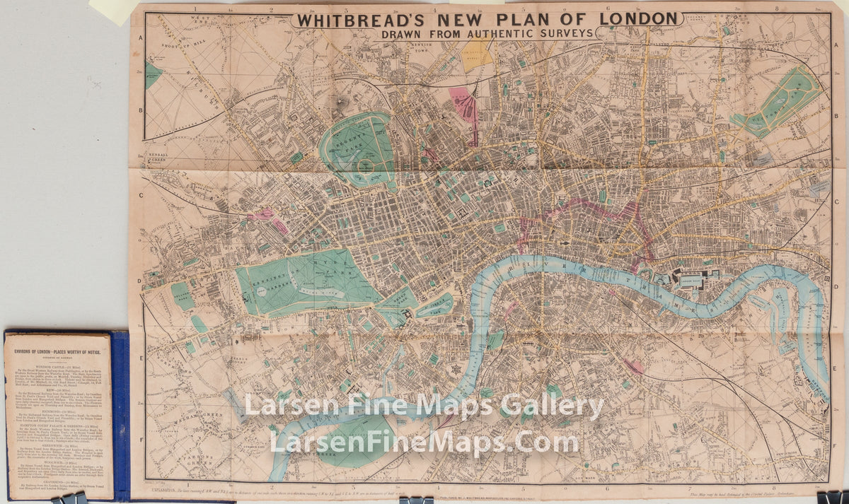 Whitbread's New Plan of London Drawn from Authentic Surveys
