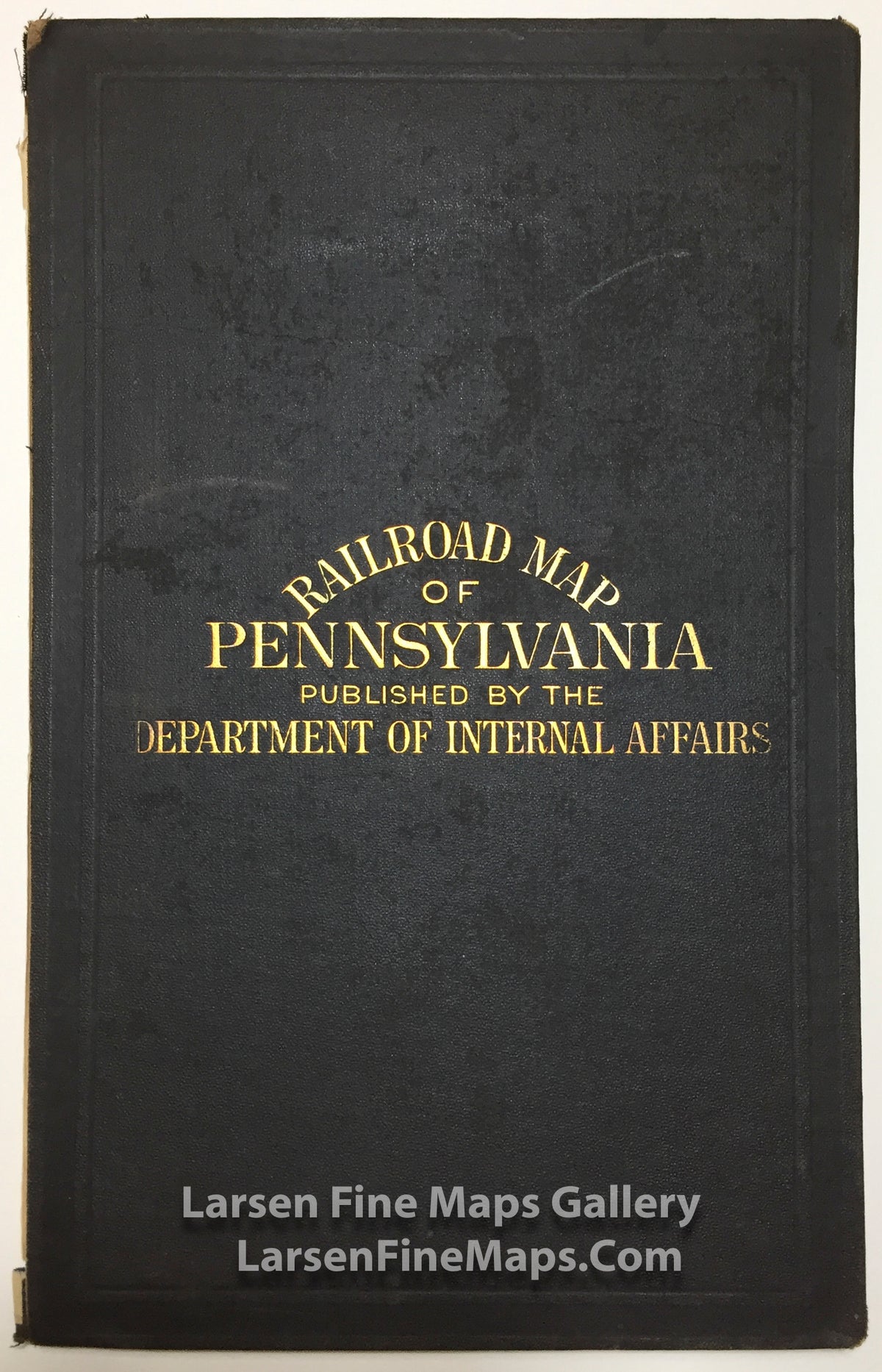 Railroad (Rail Road) Map of Pennsylvania