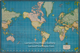 Hammond's International Map of The World on Mercator's Projection
