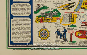 A Romance Map of the Finger Lakes Region of Central New York, Plafsted, Ayres, Henricks Detail Two