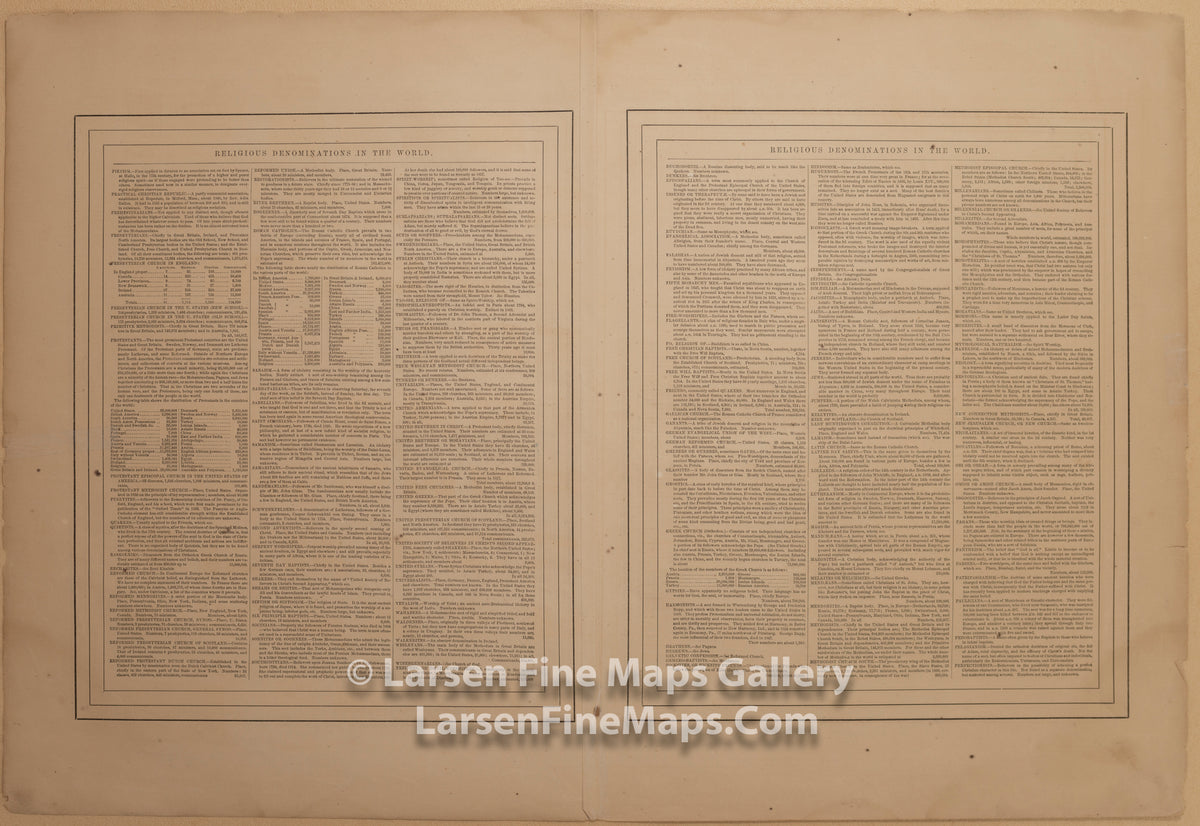 Johnson's Chart of Comparative Heights of Mountains, & Lengths of Rivers A.J. Johnson Back