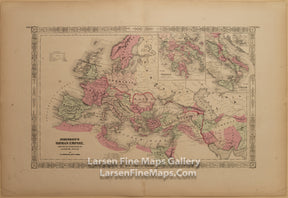 Johnson's Roman Empire, Imperium Romanorum Latissime Patens A.J. Johnson 