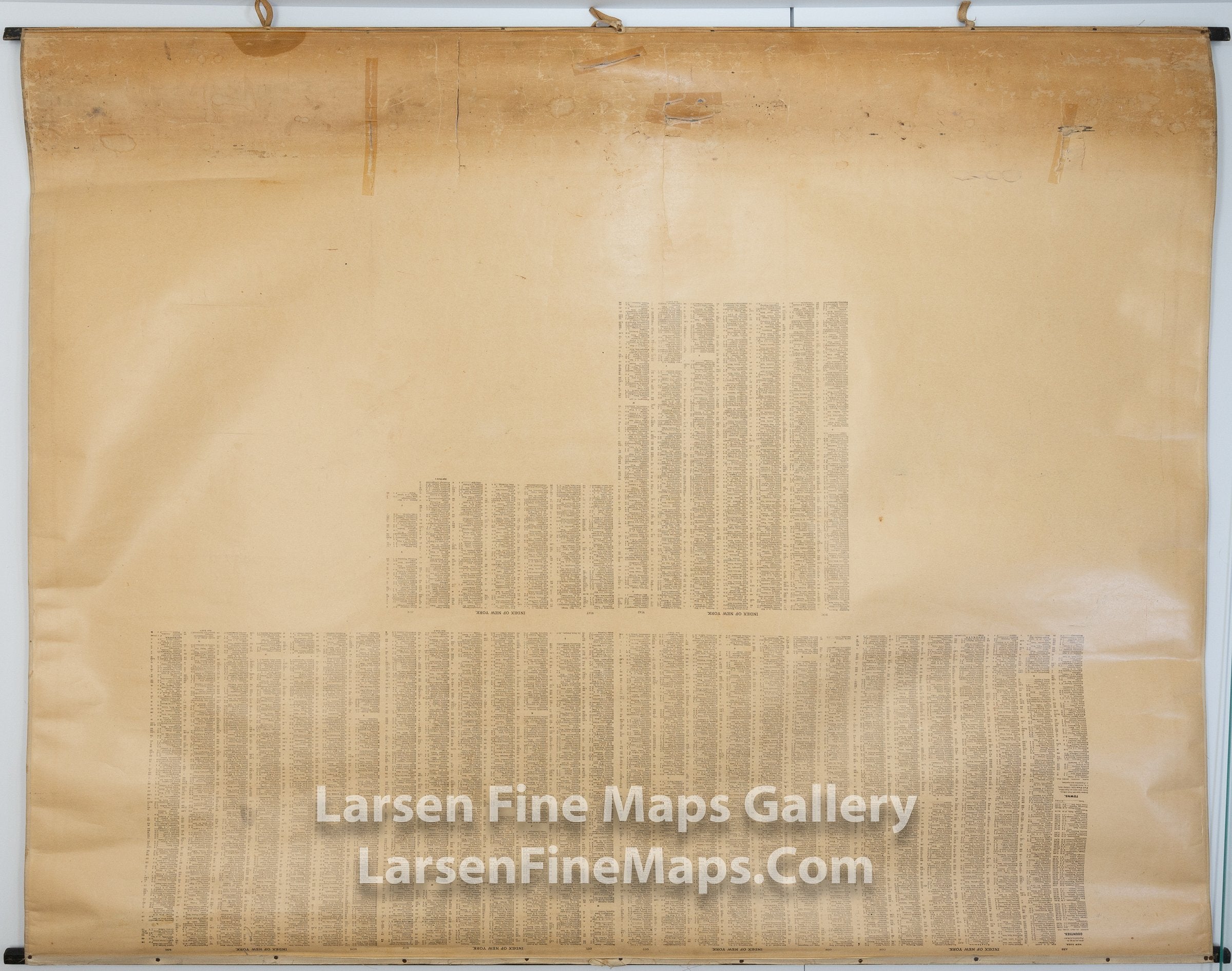 Cram's Superior Map of New York, George F. Cram, details