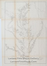 Showing the Progress of the Survey in Section No. III From 1843 to 1879